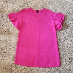 Flutter sleeved dress